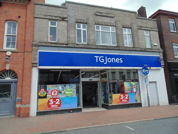 WH Smith in Sandbach has been rebranded as TGJones as part of a £76m deal. (Photo: Stewart Green)