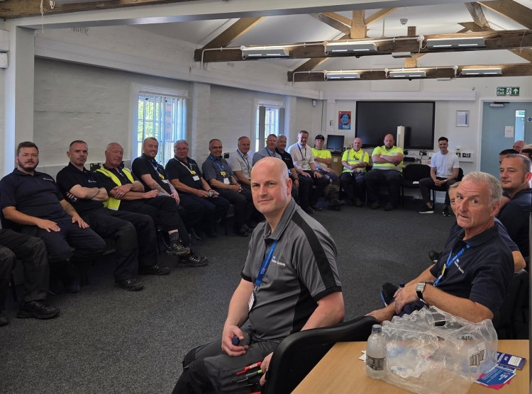The 'Chill and Spill' group had 40 men in attendance at the latest meeting. (UHNM)