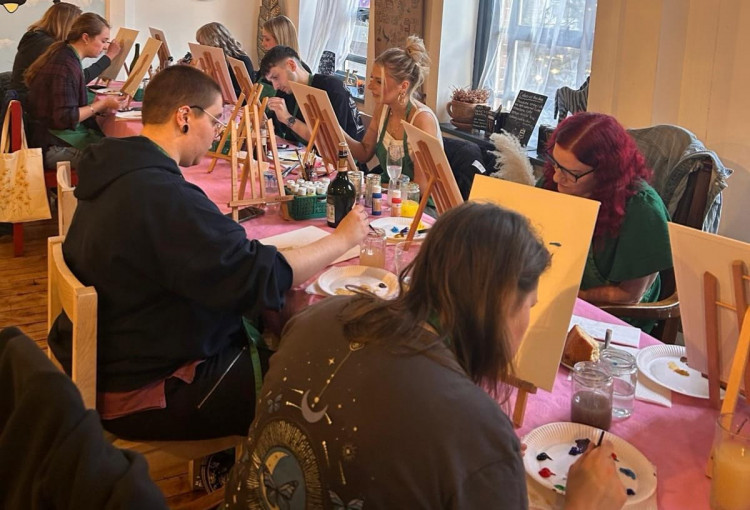 Get to know the woman behind Macclesfield's new mental health-focused painting classes (Credit: Paint with Peers)