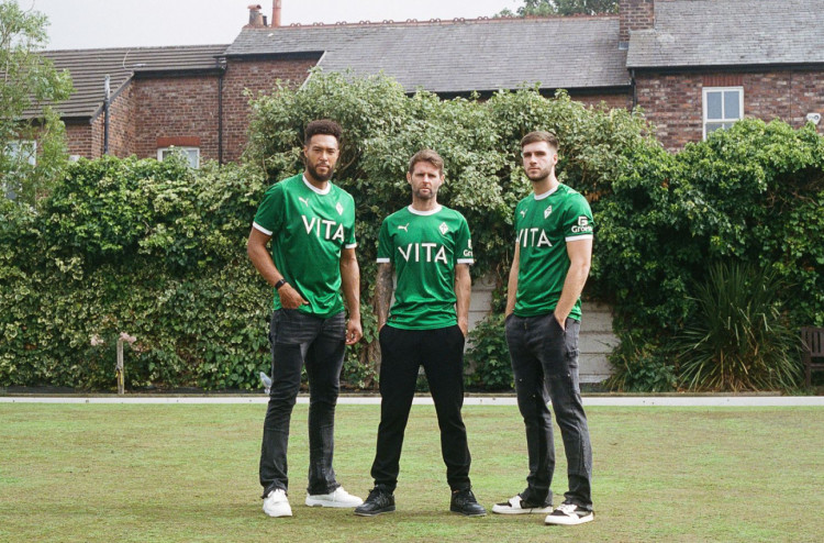 Stockport County have unveiled their new third kit, celebrating the club's early history as Heaton Norris Rovers (Image - Andrew Findlay / Stockport County)