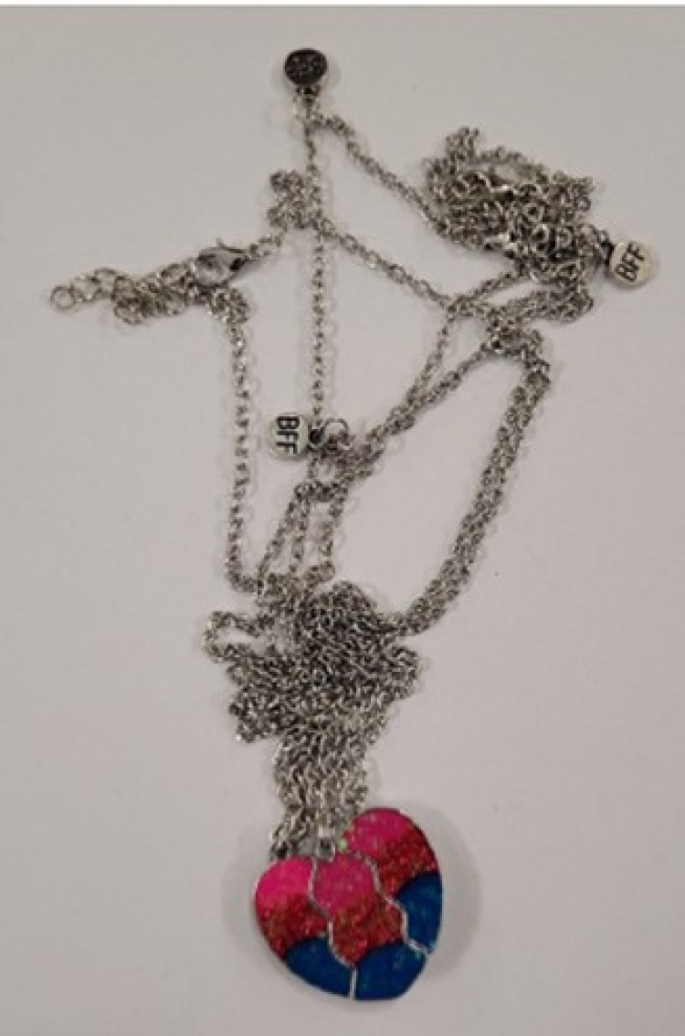 A necklace with 4890 times the permitted amount of cadmium.