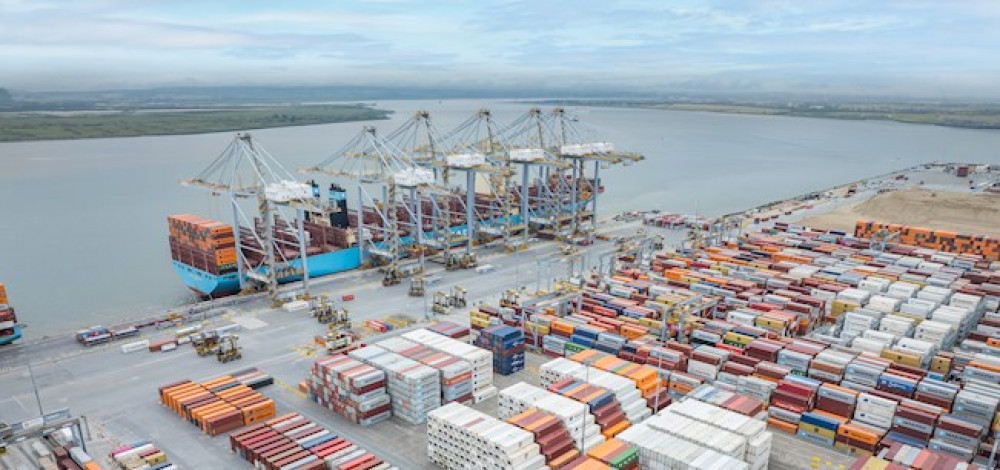 Berth four has been in use since November last year and now its neighbour, berth five, will be created on the land to the right in this picture.