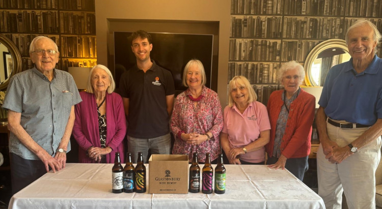 •	Residents at Crandon Springs Care Home in Wells enjoyed learning about local beers and ciders with Mike Butt from the Glastonbury Brewing Company, and they particularly enjoyed tasting them!
