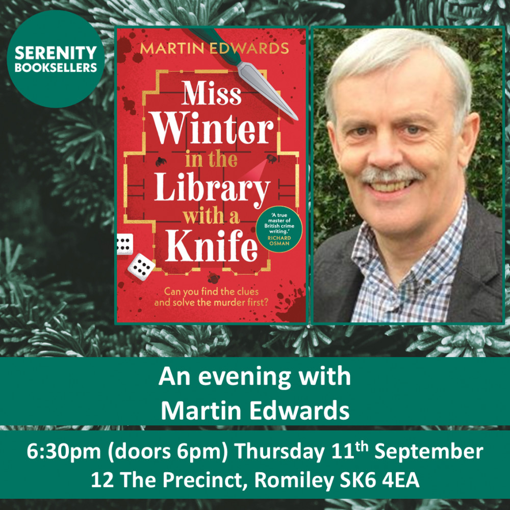 Miss Winter in the Library with a Knife - an evening with Martin Edwards Miss Winter in the Library with a Knife - an evening with Martin Edwards