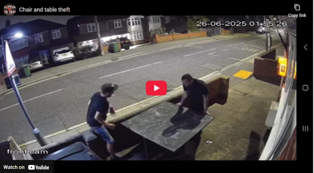 Caught in the act. The CCTV of a theft from Grays RAFA Club led to a trail of prosecution confusion Caught in the act. The CCTV of a theft from Grays RAFA Club led to a trail of prosecution confusion