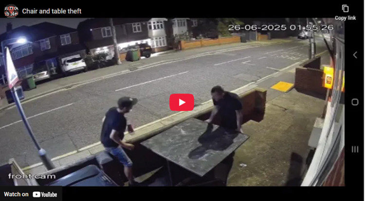 Caught in the act. The CCTV of a theft from Grays RAFA Club led to a trail of prosecution confusion
