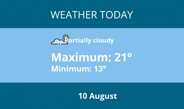 Here is Penarth today's weather forecast provided by Mr Data