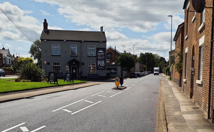 Oxford Road in Macclesfield is back open (Credit: CEC)