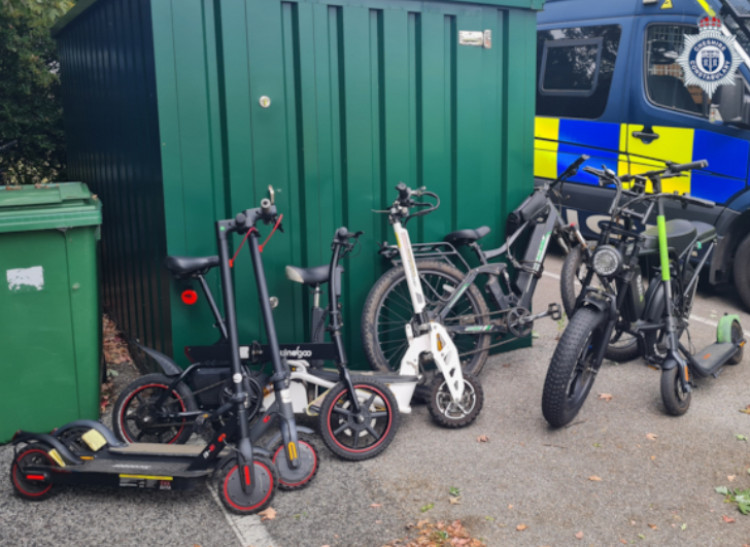 Units were deployed across Chester to target hotspot areas and disrupt known offenders (Image via: Cheshire Constabulary)