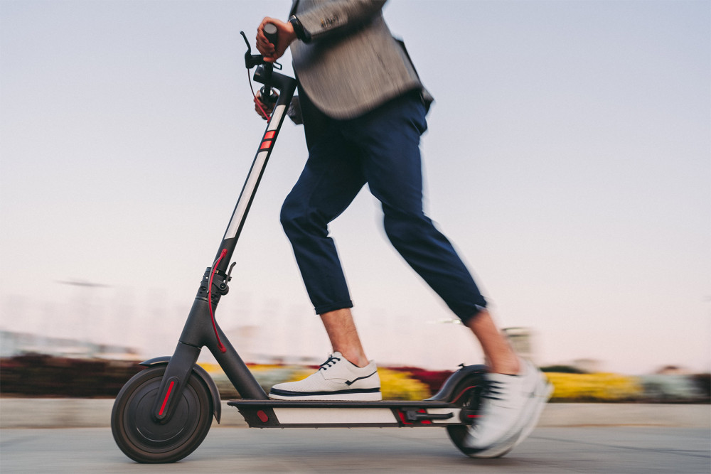 Police in Glastonbury seized an e-scooter for illegal use by a pair over the weekend, reminding residents that private e-scooters are banned on public roads. (File photo) 