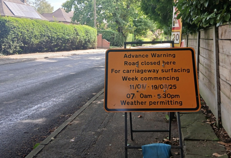 Works on Ivy Road have begun today, August 11 (Credit: Nick Mannion)