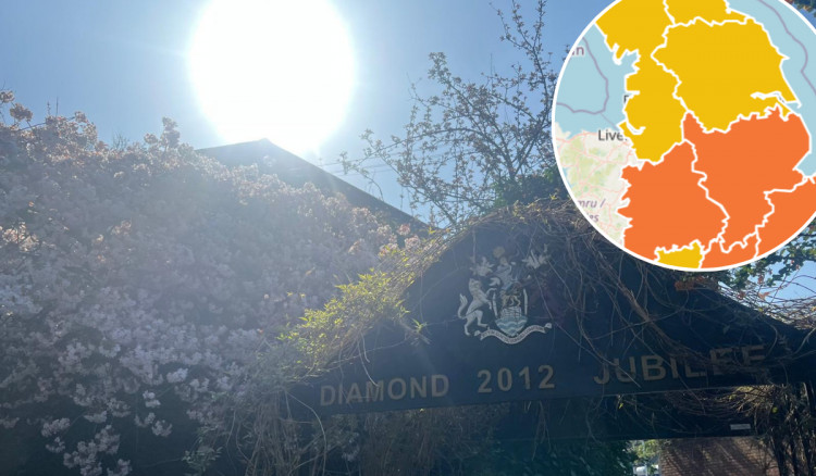 A yellow heat-health alert has been issued for the North West (Credit: Nub News/UKHSA)