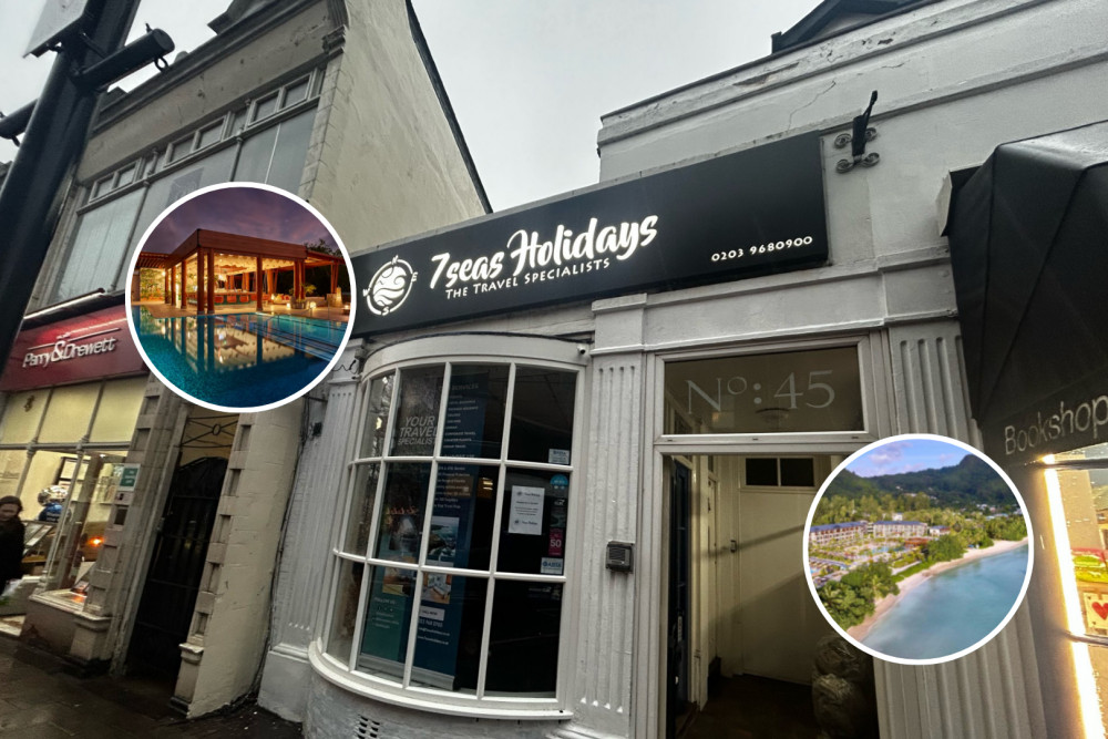 7Seas Holidays is located at 45 Victoria Road, Surbiton, KT6 4JL (Credit: Tilly O'Brien)