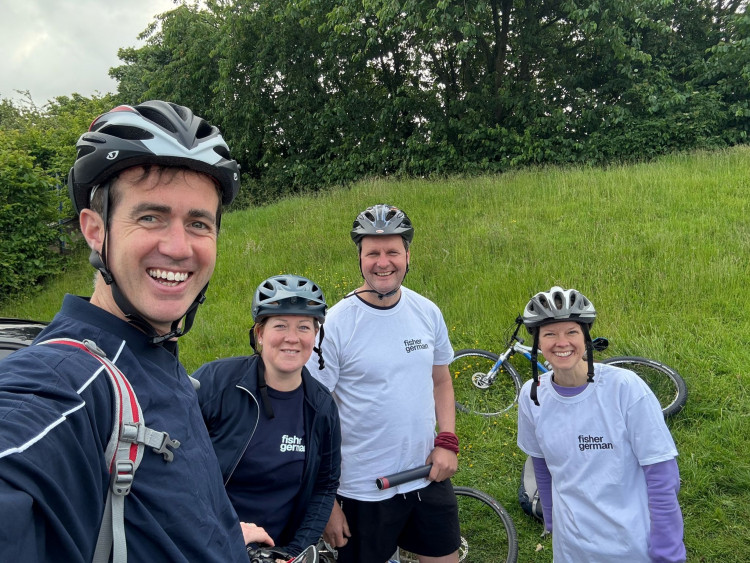 Two teams from Ashby's Fisher German offices are joining a nation-wide effort to raise £50,000 for local causes (Photo: Fisher German)