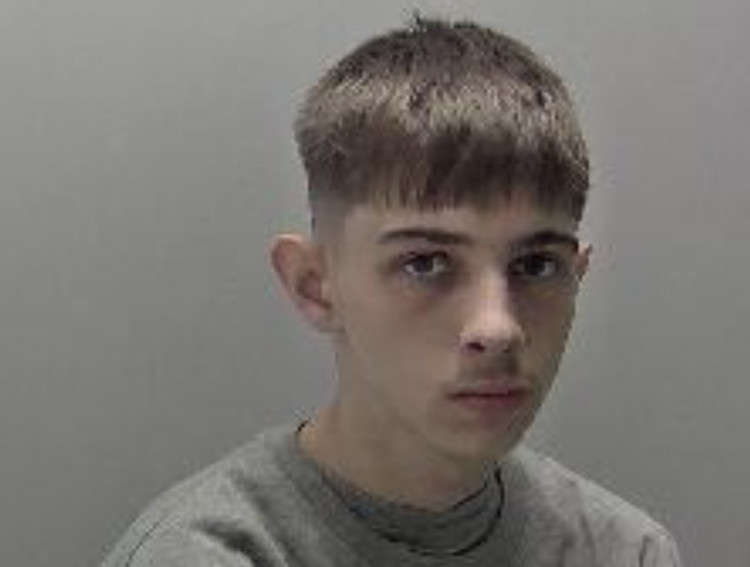 Police want to speak with 18-year-old Tyler Whyte who has links to Warwick and Leamington (image via Warwickshire Police)