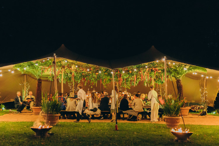 Petersham Nurseries will open the private gardens of Petersham House for its Fireside Feasts (credit: Petersham Nurseries).