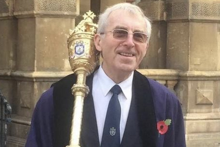 Pete Rourke is retiring from his role as the Mayor's chauffeur for Royal Leamington Spa Town Council (image supplied)