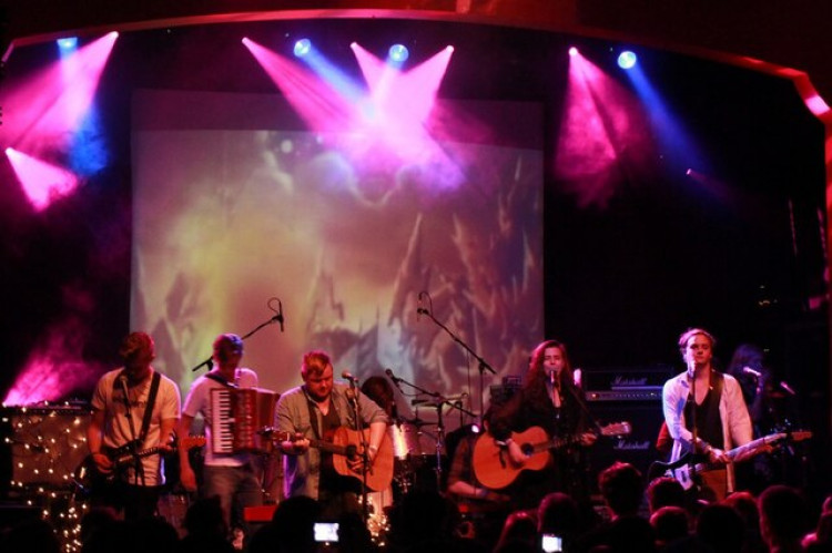 Organised by Nantwich's Applestump Records, Barker Street, Of Monsters and Men will be performing live at St Mary's Church from 7pm on Monday 20 October (Wiki Commons).