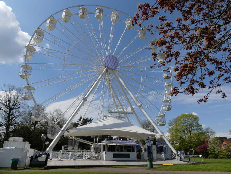 The wheel had 24 enclosed gondolas each holding up to six people (Image via: Cheshire West and Chester Council)