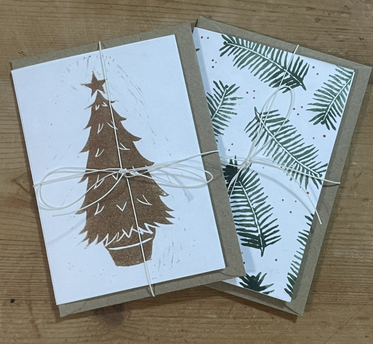 Christmas Card Lino Printing Workshop Christmas Card Lino Printing Workshop