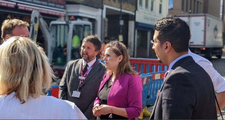 The MP met managers in May