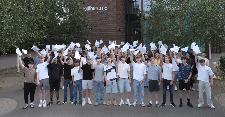 A-level results day at the Fallibroome Academy (Credit: Fallibroome Academy)