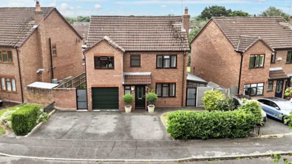 The four-bedroom detached family home on Laidon Avenue, Crewe (James Du Pavey). The four-bedroom detached family home on Laidon Avenue, Crewe (James Du Pavey).