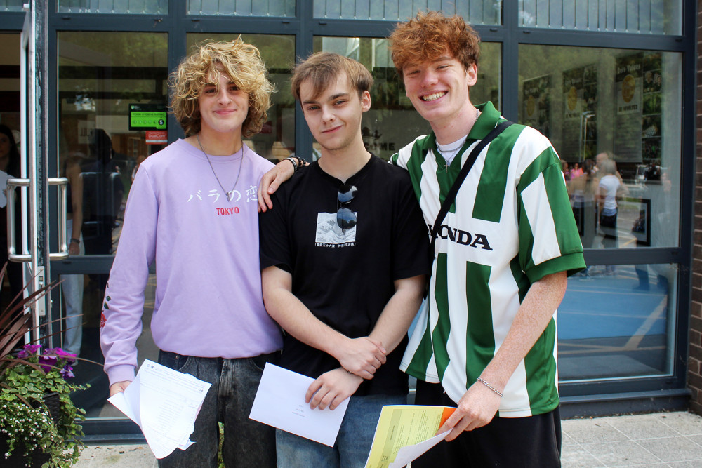 A-level results day at Tytherington School (Credit: Tytherington School)