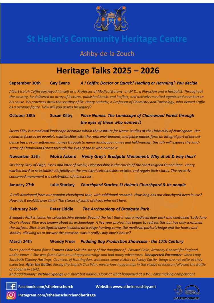 Heritage Talks Series - Winter 2025-26