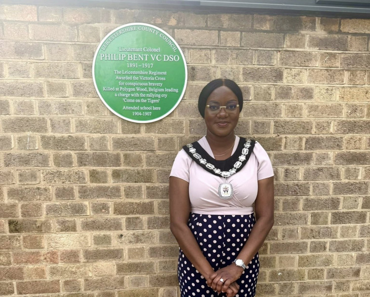 Mayor of Ashby Damilola Ojuri will be holding a special Paint and Sip event raising money for local causes (Photo: ATC)