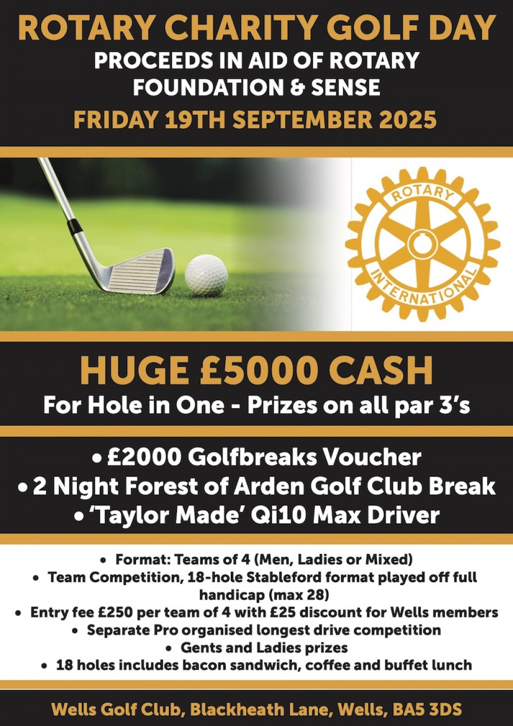 Details of our Golf day Details of our Golf day