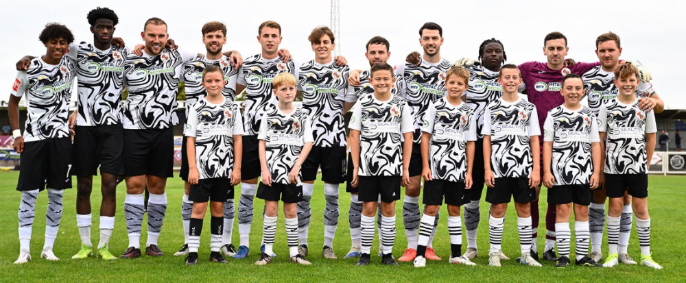 Tilbury with their match day mascot, Tilbury U12s Tornadoes. Pictures by Paul Bocking, InFocus Photos. Tilbury with their match day mascot, Tilbury U12s Tornadoes. Pictures by Paul Bocking, InFocus Photos.