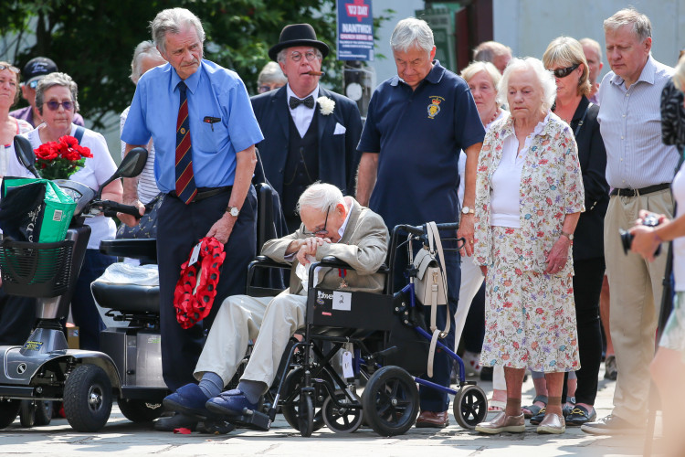 99-year-old, Jack Corbett, who served in Burma with the Intelligence Corps and was present during the Japanese surrender (Jonathan White).