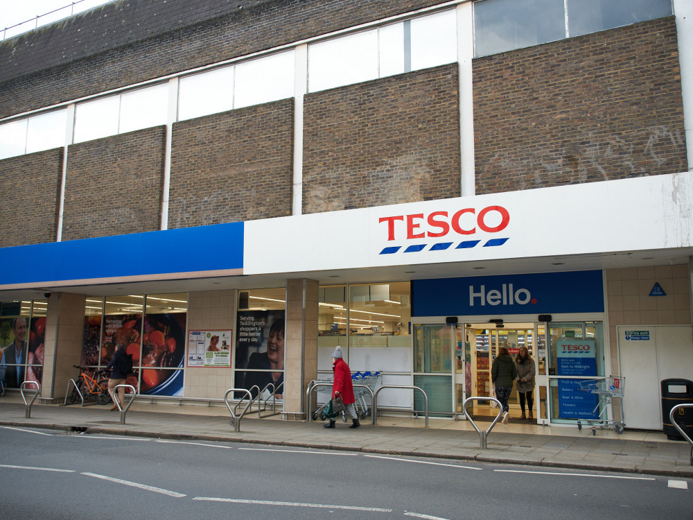 The shoplifter was arrested near the Tesco car park in Teddington (Credit: Nub News) The shoplifter was arrested near the Tesco car park in Teddington (Credit: Nub News)