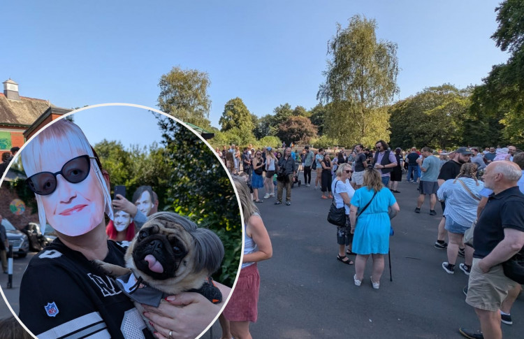 Larry the pug claimed the number one spot in a Richard Madeley lookalike contest held in Alexandra Park in Edgeley on Sunday 17 August (Images - Kate Trevor)