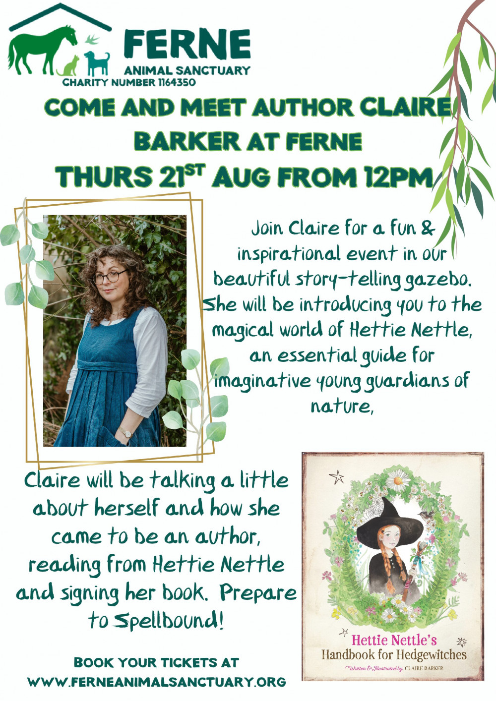 Willows & Words: Meet Author Claire Barker 