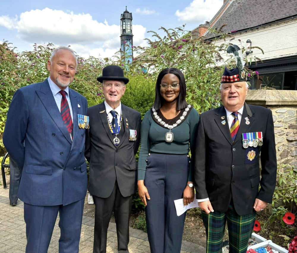 Ashby Royal British Legion marked the 80th Anniversary of VJ Day (Photo: Cllr Ojuri)