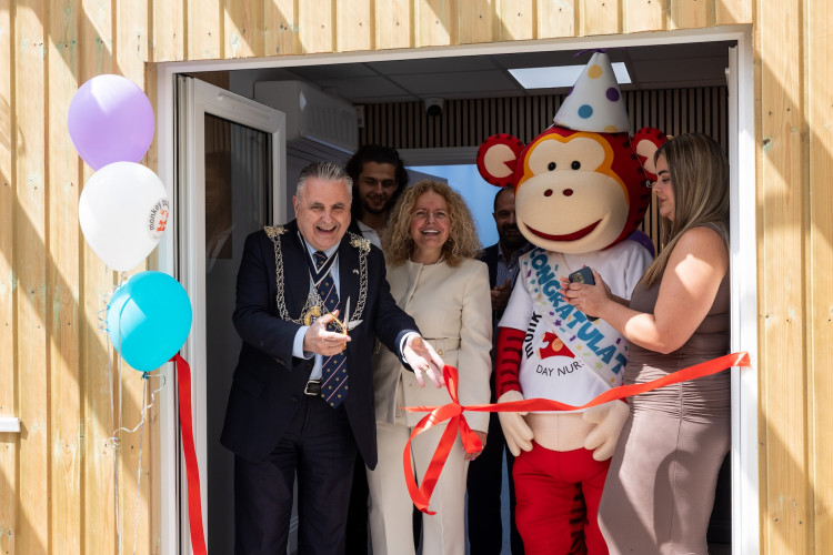Monkey Puzzle Day Nurseries Kingston team with Kingston's Mayor, Cllr Noel Hadjimichael (Image supplied)