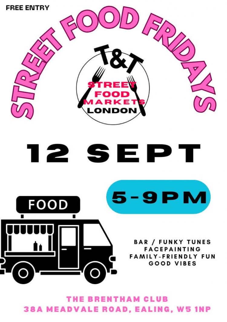 T&T MARKETS LONDON PRESENTS STREET FOOD FRIDAY NIGHT MARKET AT THE BRENTHAM CLUB