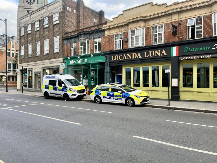 Firefighters tackling the blaze at Locanda Luna uncovered several cannabis plants inside the building (credit: Cesar Medina).