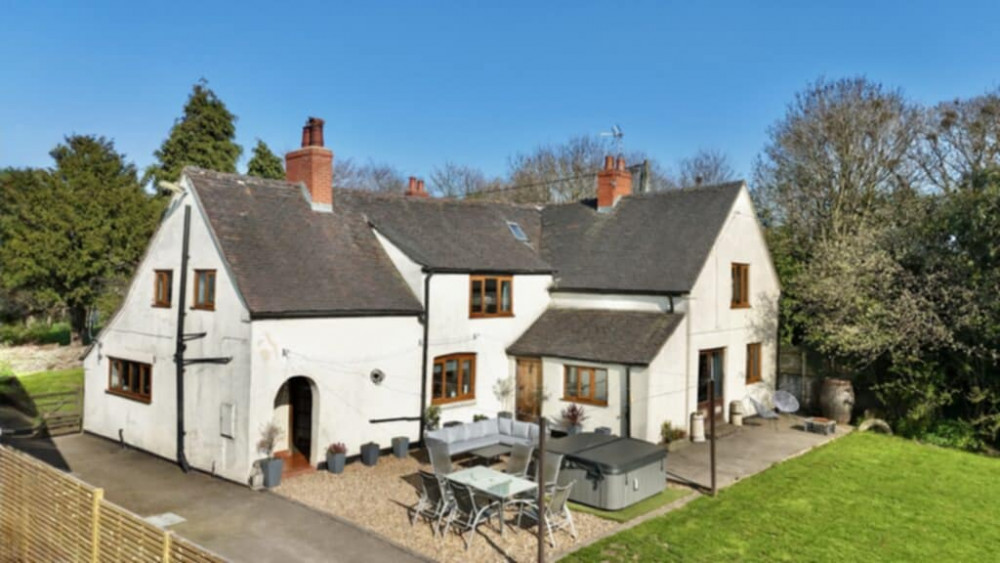 The detached five-bedroom Elizabethan era farmhouse on Whitchurch Road, Newhall (James Du Pavey).