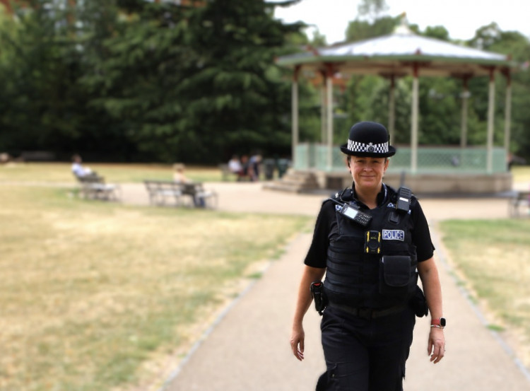  Meet Leamington's town centre officer PC Sarah Morton (image via Leamington Police) 