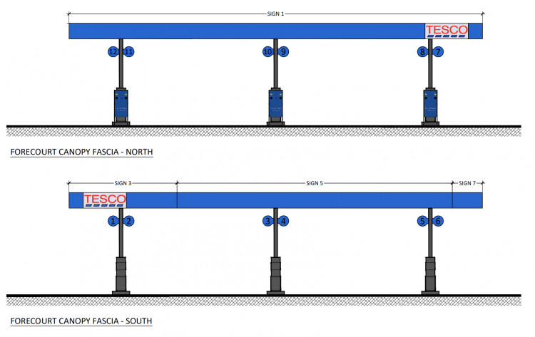 Esso petrol station in Barnes to be renamed to Tesco (credit: Planning application).