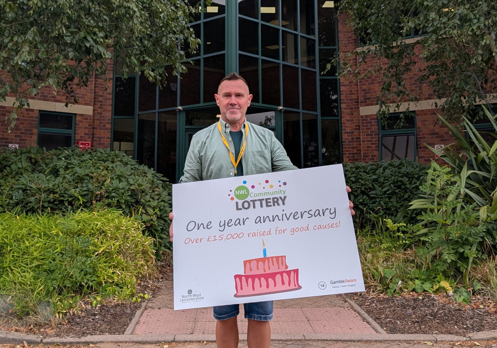 Cllr Michael Wyatt backs new grants launched by North West Leicestershire District Council (Photo: NWLDC)