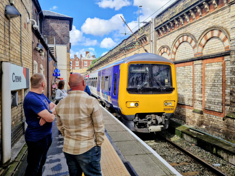 Around 11.15am on Saturday 9 August, a woman was racillay abused n a train between Crewe and Manchester Piccadilly (Ryan Parker).