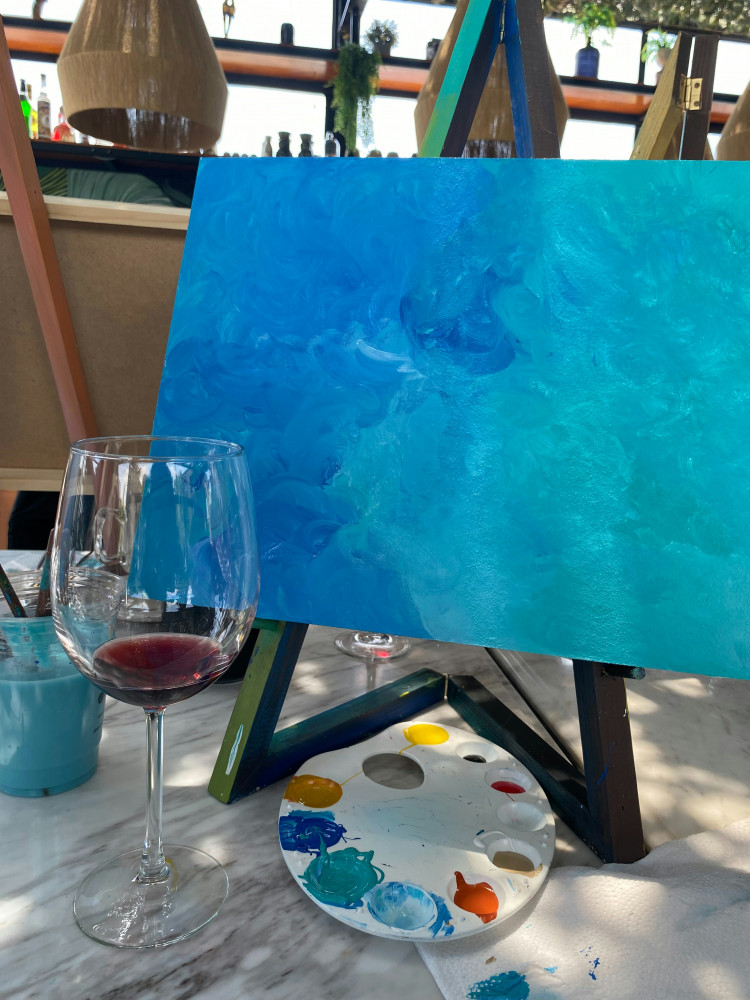 Sip + Paint with Bridget Collins Sip + Paint with Bridget Collins