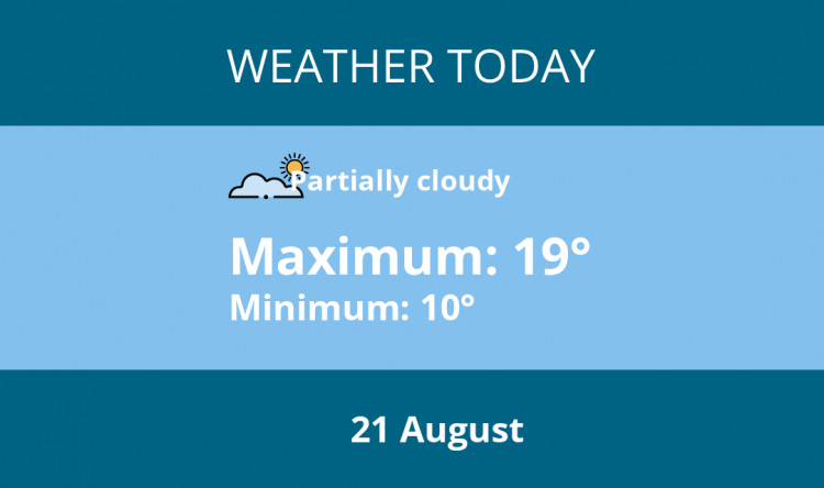 Here is Manchester today's weather forecast provided by Mr Data