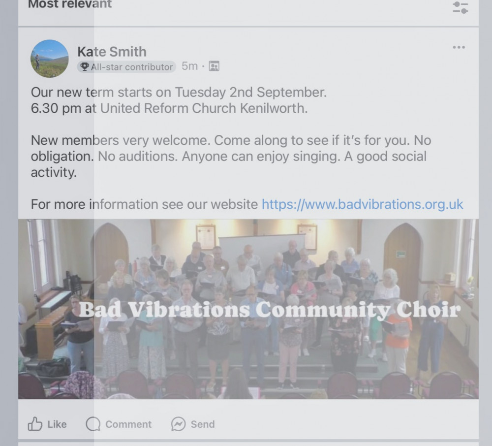 Bad Vibrations Community Choir Bad Vibrations Community Choir