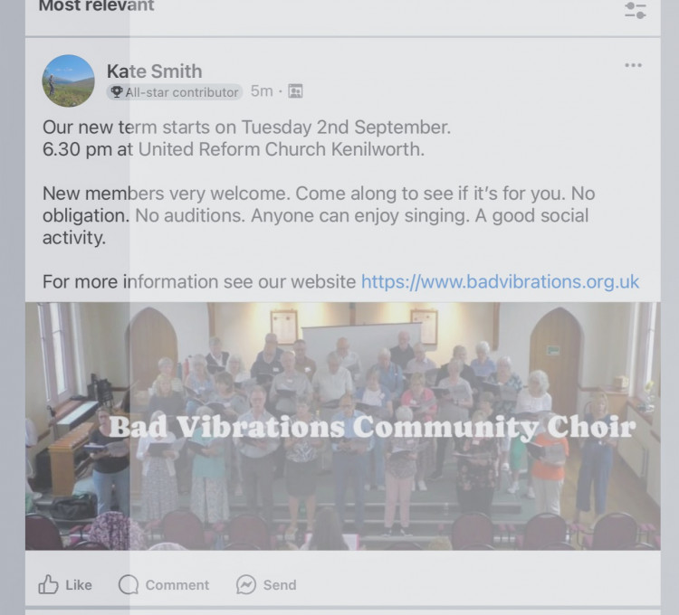 Bad Vibrations Community Choir Bad Vibrations Community Choir
