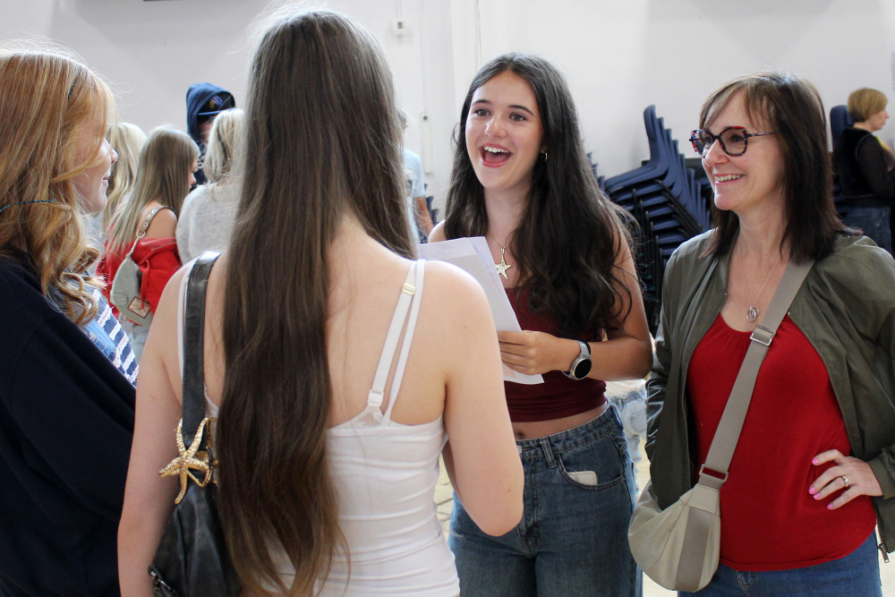 GCSE results day 2025 at Tytherington School (Credit: Tytherington School)